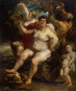  paul Lienzo - Baco Barroco Peter Paul Rubens